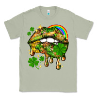 Matcha St. Patrick's Day lips Classic Tee - HowdyJamesFarm