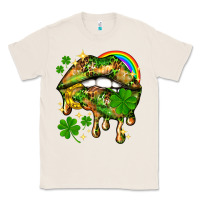 Natural St. Patrick's Day lips Classic Tee - HowdyJamesFarm