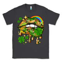 Smoke St. Patrick's Day lips Classic Tee - HowdyJamesFarm
