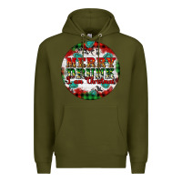 Army Green Merry Drunk I'am Christmas Premium Hoodie - Artiststas