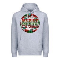 Heather Grey Merry Drunk I'am Christmas Premium Hoodie - Artiststas