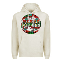 Oatmeal Heather Merry Drunk I'am Christmas Premium Hoodie - Artiststas