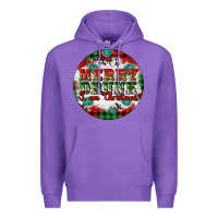 Purple Merry Drunk I'am Christmas Premium Hoodie - Artiststas