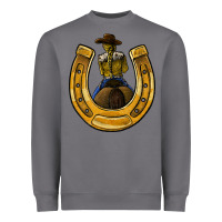 Storm horseshoe and cowgirl Heavyweight Sweatshirt - JahusDesignShop