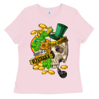 Bubblegum Pink when you are dead inside but its st.patricks Ladies Tee - FaDigitalArtStudio