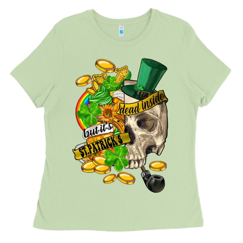 When You Are Dead Inside But Its St.patricks Ladies Tee by FaDigitalArtStudio | Teevron