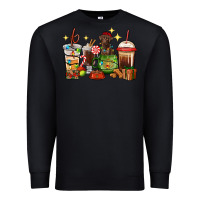 Black Christmas coffee cups with Labrador Premium Sweatshirt - RanaPortraitStore