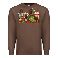 Chestnut Christmas coffee cups with Labrador Premium Sweatshirt - RanaPortraitStore