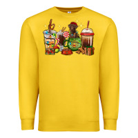 Lemon Christmas coffee cups with Labrador Premium Sweatshirt - RanaPortraitStore