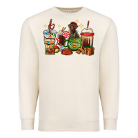 Sandshell Christmas coffee cups with Labrador Premium Sweatshirt - RanaPortraitStore
