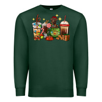Sports Green Christmas coffee cups with Labrador Premium Sweatshirt - RanaPortraitStore