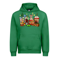 Emerald Christmas coffee cups with Chihuahua Urban Hoodie - RanaPortraitStore