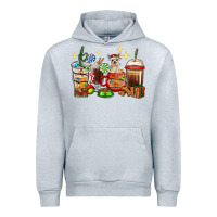 Heather Grey Christmas coffee cups with Chihuahua Urban Hoodie - RanaPortraitStore