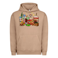 Pigment Burro Christmas coffee cups with Chihuahua Urban Hoodie - RanaPortraitStore