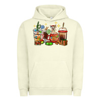 Pigment Pistachio Christmas coffee cups with Chihuahua Urban Hoodie - RanaPortraitStore