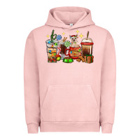 Pigment Salmon Christmas coffee cups with Chihuahua Urban Hoodie - RanaPortraitStore