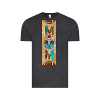 Vintage Black american football with leopard pen wraps Vintage Tee - BundleAndBundleShop