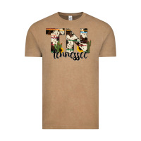Vintage Coffee tenesse state cowhide serape cactus Vintage Tee - RanaPortraitStore