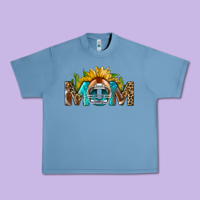 Football Mom Urban Heavy Tee Designed By Bundleandbundleshop