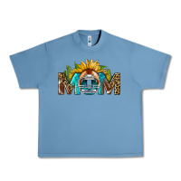 Pebble Blue football mom Urban Heavy Tee - BundleAndBundleShop