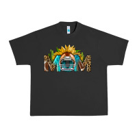 Pigment Black football mom Urban Heavy Tee - BundleAndBundleShop