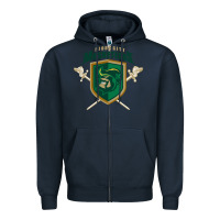 Navy sioux city musketeers Zipper Hoodie - DesigneFamous