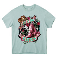 Arona Let's go Girl's Cowboy boots Heavy Core Tee - HowdyJamesFarm