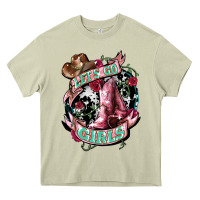Mossy Let's go Girl's Cowboy boots Heavy Core Tee - HowdyJamesFarm