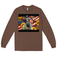 Chestnut Western 4th Of July Sheep Long Sleeve Tee - LillyAllenDesigns