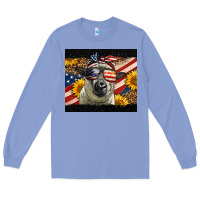 Colony Blue Western 4th Of July Sheep Long Sleeve Tee - LillyAllenDesigns