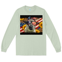 Matcha Western 4th Of July Sheep Long Sleeve Tee - LillyAllenDesigns