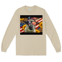 Mushroom Western 4th Of July Sheep Long Sleeve Tee - LillyAllenDesigns