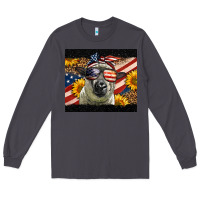 Smoke Western 4th Of July Sheep Long Sleeve Tee - LillyAllenDesigns