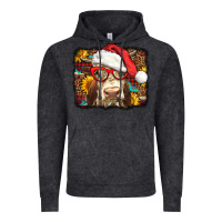 Christmas Cow Vintage Hoodie | Teevron
