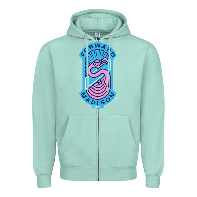 Madison Fc Art Zipper Hoodie by DesigneFamous | Teevron