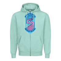 Seafoam madison fc art Zipper Hoodie - DesigneFamous
