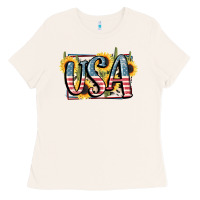 Bone USA 4th of July Ladies Tee - FaDigitalArtStudio