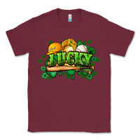 Burgundy St. Patrick's Day Baseball Classic Tee - HowdyJamesFarm