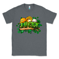 Charcoal Heather St. Patrick's Day Baseball Classic Tee - HowdyJamesFarm