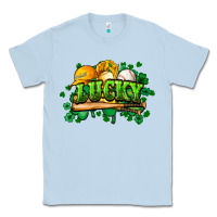 Dusty Blue St. Patrick's Day Baseball Classic Tee - HowdyJamesFarm