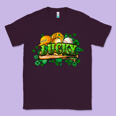 St. Patrick's Day Baseball Classic Tee Designed By Howdyjamesfarm