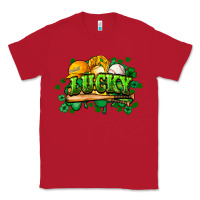 Red St. Patrick's Day Baseball Classic Tee - HowdyJamesFarm