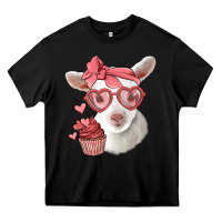 Black cute baby lamb valentines day Heavy Core Tee - Jasminsmagicworld