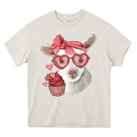 Cream cute baby lamb valentines day Heavy Core Tee - Jasminsmagicworld