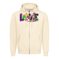 Sandshell mardi gras love Zipper Hoodie - JahusDesignShop