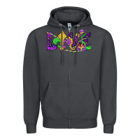 Smoke mardi gras love Zipper Hoodie - JahusDesignShop
