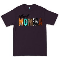Plum Blessed Momma Premium Tee - CowCowDesign
