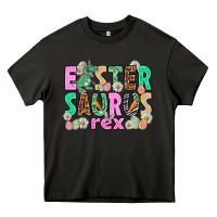 Asphalt Easter Saurus Nurse Easter Day Heavy Core Tee - HowdyJamesFarm