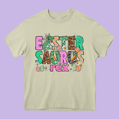 Easter Saurus Nurse Easter Day Heavy Core Tee Designed By Howdyjamesfarm