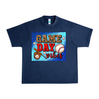 Navy game day vibes mouse pad Urban Heavy Tee - BundleAndBundleShop